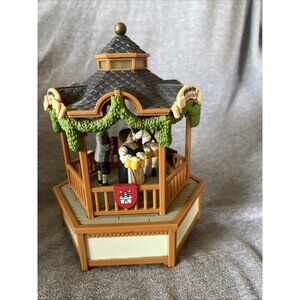 1986 Enesco Small World Of Music "Oktoberfest Gazebo" plays Beer Barrel Polka